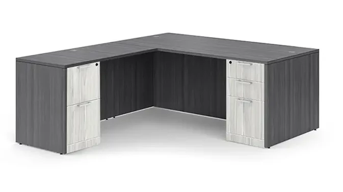 Coastal Gray / Silver Birch Pedestals