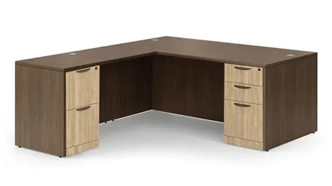 Modern Walnut / Aspen Pedestals