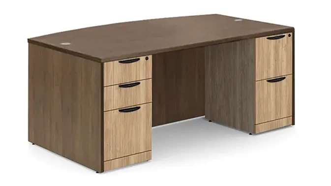 Modern Walnut / Aspen Pedestals