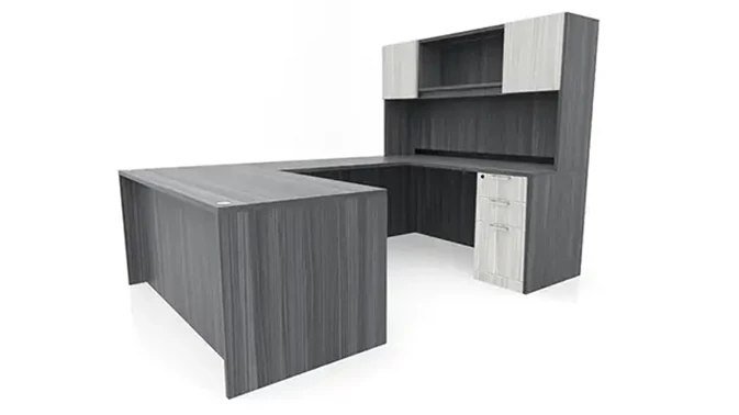 Coastal Gray / Silver Birch Doors-Pedestals