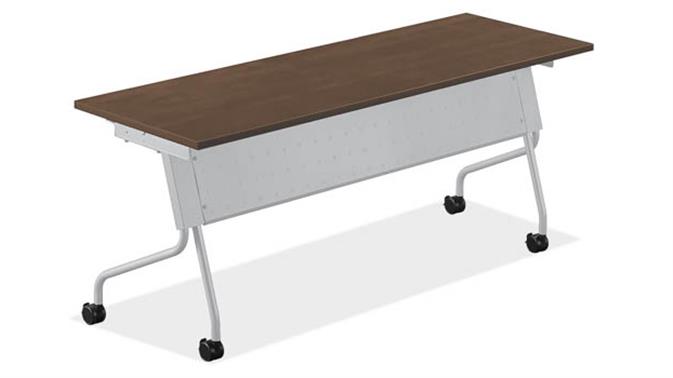 Modern Walnut / Silver Legs