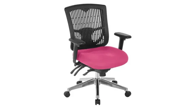 Pink Mesh Seat