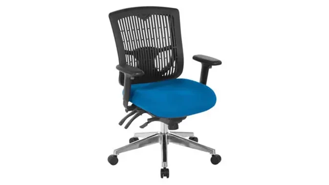 Royal Blue Mesh Seat