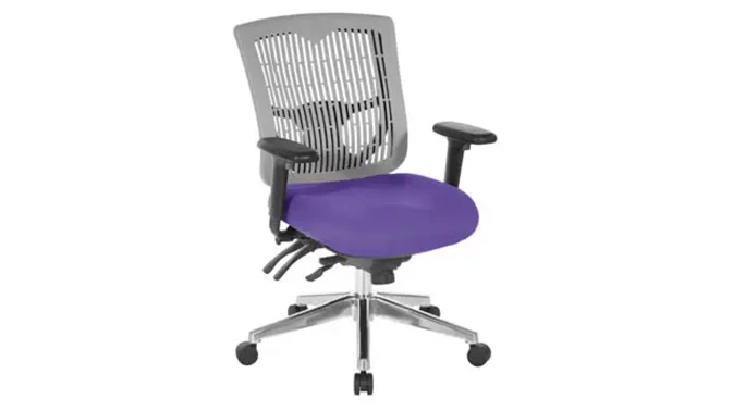 Purple Mesh Seat
