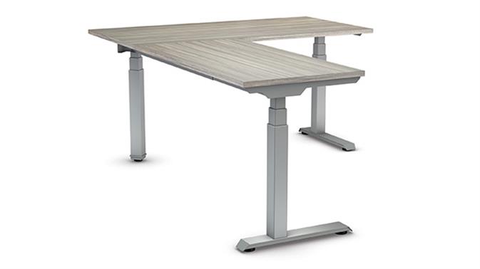 Urban Walnut Top - Silver Base