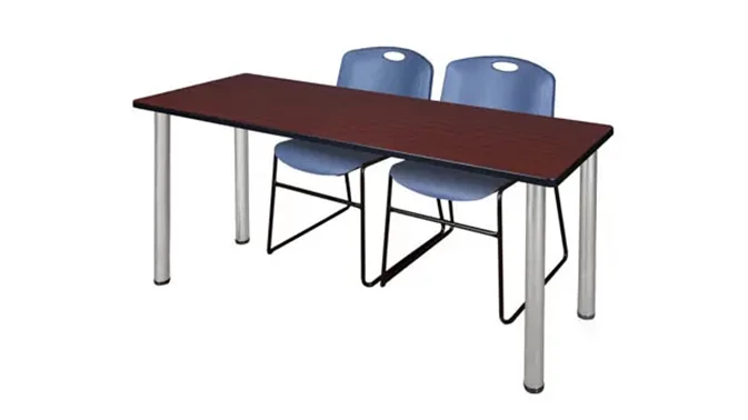 Mahogany/ Chrome/ Blue