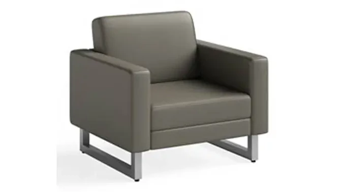 Gray Vinyl / Silver Legs