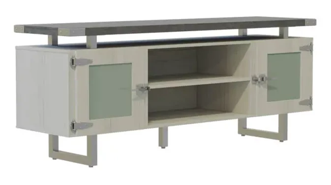 Stone Gray Top; White Ash Base