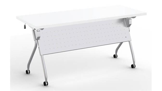 White Top / Metallic Silver Base