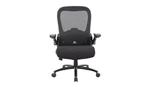 Heavy Duty Flip Arm Mesh Task Chair Front View