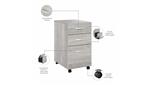 Mobile File Cabinet Details