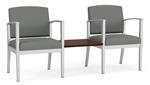 Open House Asteroid / Silver Frame / Cocoa Walnut Tabletop