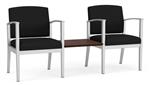 Open House Black / Silver Frame / Cocoa Walnut Tabletop