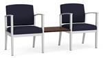 Open House Navy / Silver Frame / Cocoa Walnut Tabletop