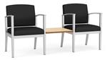 Dillon Black / Silver Frame / Natural Maple Tabletop