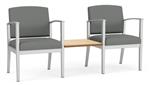 Open House Asteroid / Silver Frame / Natural Maple Tabletop