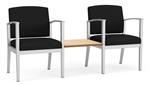 Open House Black / Silver Frame / Natural Maple Tabletop