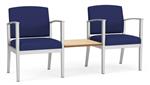 Open House Cobalt / Silver Frame / Natural Maple Tabletop