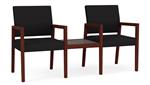 Open House Black Upholstery/Mahogany Frame/Graphite Twill Laminate