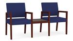 Open House Cobalt Upholstery/Mahogany Frame/Graphite Twill Laminate