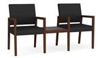 Dillon Black Upholstery/Walnut Frame/Graphite Twill Laminate