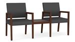 Dillon Graphite Upholstery/Walnut Frame/Graphite Twill Laminate