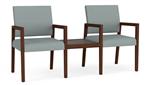Dillon Lucid Upholstery/Walnut Frame/Graphite Twill Laminate