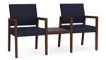 Open House Navy Upholstery/Walnut Frame/Graphite Twill Laminate