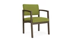 Bronze Frame / Open House Fabric - Green Apple