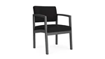 Charcoal Frame / Open House Fabric - Black