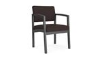 Charcoal Frame / Open House Fabric - Coffee Bean