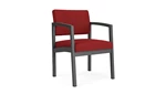 Charcoal Frame / Open House Fabric - Red Delicious