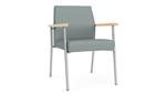 Lucid Dillon Polyurethane / Silver Finish / Natural Maple Armrests