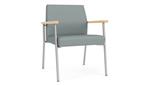 Lucid Dillon Polyurethane / Silver Finish / Natural Maple Armrests