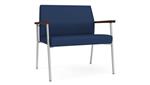 Ocean Dillon Polyurethane / Silver Finish / Riftwood Walnut Armrests