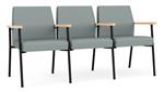 Lucid Dillon Polyurethane / Black Steel Finish /Natural Maple Armrests