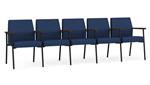 Ocean Dillon Polyurethane / Black Steel Finish / Riftwood Walnut Armrests