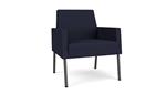 Navy Open House Fabric/Charcoal Finish Legs