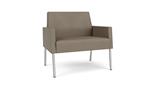 Farro Modena Polyurethane/Silver Finish Legs