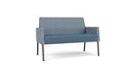 Rain Song Rise Fabric/ Titan Modena Polyurethane/Charcoal Finish Legs