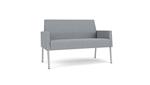 Fog Rise Fabric/Silver Finish Legs