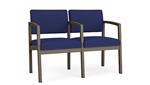 Bronze Frame / Open House Fabric - Cobalt