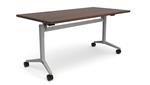 Modern Walnut / Silver Base