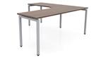 Modern Walnut / Silver / Left Return