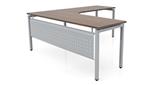 Modern Walnut / Silver / Right Return