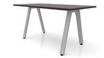 Mahogany / Silver Legs