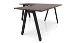 Modern Walnut / Black Legs