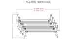Nesting Dimensions Overhead View