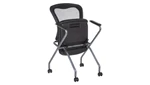 Dillon Polyurethane - Black - Seat in Nested Position