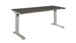 Slate Grey Top - Silver Base - Down Position